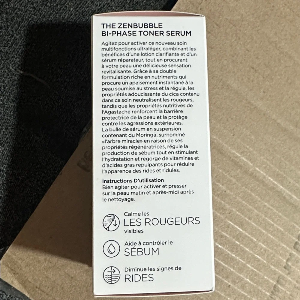 NIB Beautybio The ZenBubble Bi-Phase Toner Serum 50ml (1.7 fl oz)